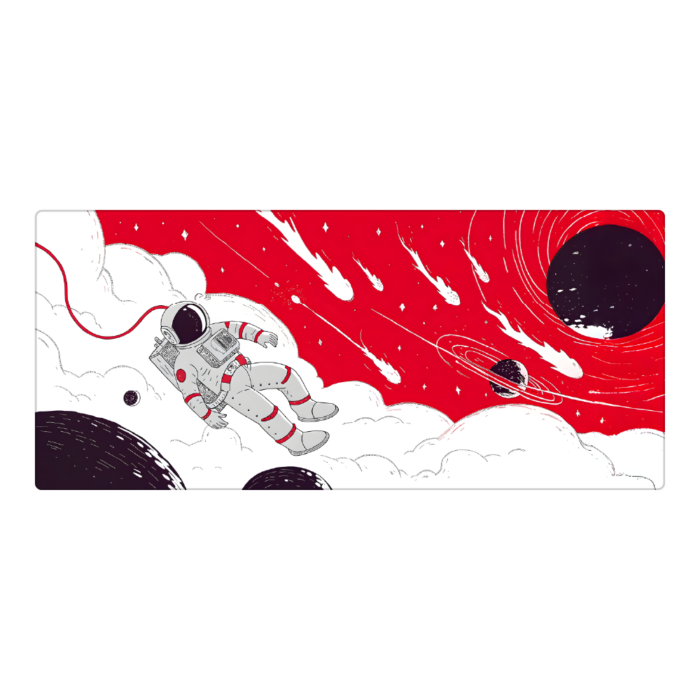 White Red Astronaut