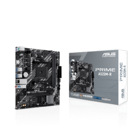 ASUS PRIME A520M-R,AM4 For AMD Rayzen 5000 Series 
