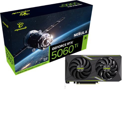 Manli Nebula GeForce RTX 5060 Ti 16G GDDR7 Manli Nebula GeForce RTX 5060 Ti 8GB GDDR7