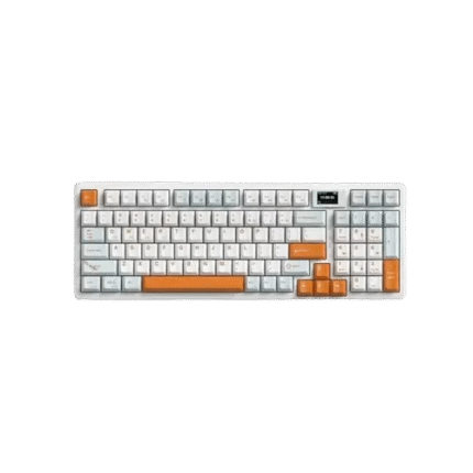 MONKA 3098 PRO V2 Tri Mode RGB Hot swappable Mechanical Keyboard SALMON SEA SALT