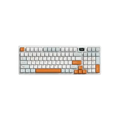 MONKA 3098 PRO V2 Tri Mode RGB Hot swappable Mechanical Keyboard SALMON SEA SALT MONKA 3098 PRO V2 Tri Mode RGB Hot swappable Mechanical Keyboard SALMON SEA SALT