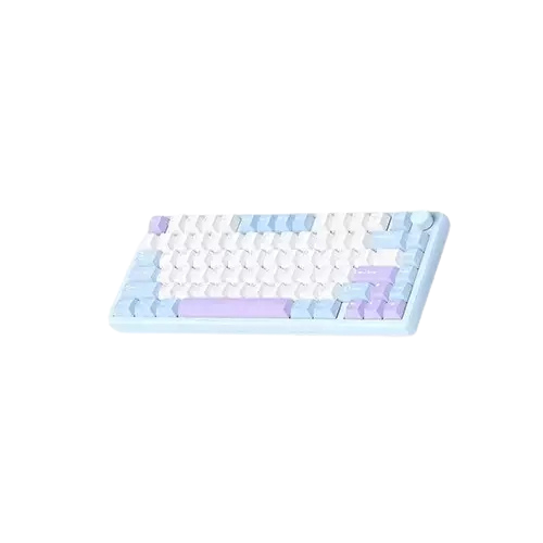Monka A75 Aluminum Tri-Mode Wireless Mechanical Keyboard Misty Blue Snow Leopard Monka A75 Aluminum Tri-Mode Wireless Mechanical Keyboard Misty Blue Snow Leopard