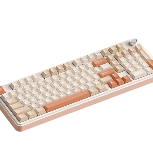 Monka K100 Tri Mode Hot-Swappable Mechanical Keyboard Autumn Sea Salt Monka K100 Tri Mode Hot-Swappable Mechanical Keyboard Autumn Sea Salt