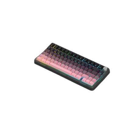 MONKA K75 Tri Mode Gasket Mechanical Keyboard WAVE PURPPLE Strawberry Jam