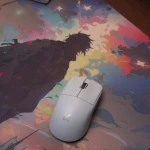 Star Land Mouse Pad and white mouse
